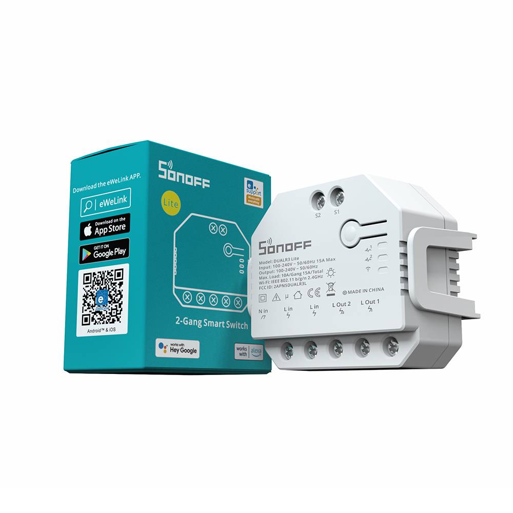Sonoff - DUALR3 Lite - Intelligenter WLAN-Schalter Sonoff Dual R3 Lite-3