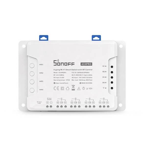 4CH Pro R3 WiFi Smart Switch 4 Channel RF 433MHz Remote Control