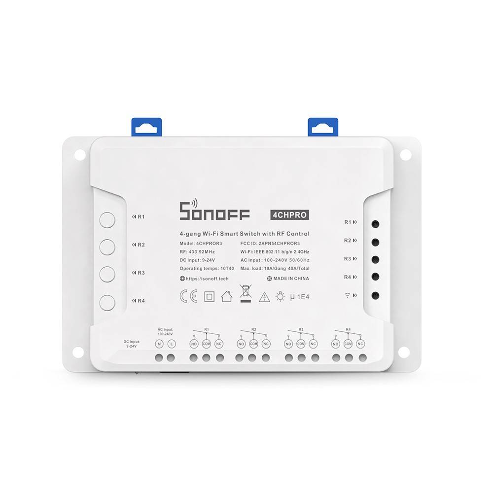 4CH Pro R3 WiFi Smart Switch 4 Channel RF 433MHz Remote Control-0
