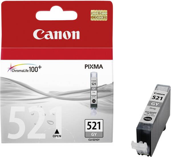 Canon Druckerpatrone CLI-521 GY Original einzeln Grau 2937B001