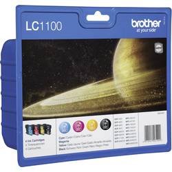 Brother Ink LC-1100 originál černá, azurová, purppurová, žlutá LC1100VALBP