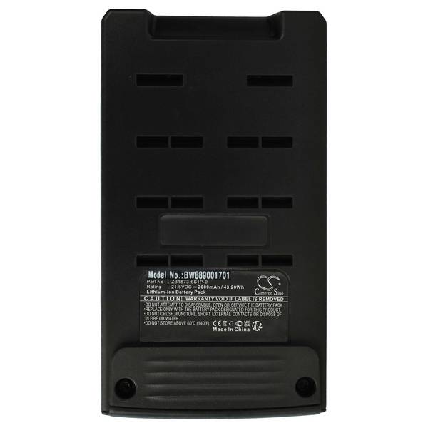 vhbw Akku kompatibel mit Tineco PURE ONE S12 | S12 PRO Staubsauger (2000 mAh, 21,6 V, Li-Ion)