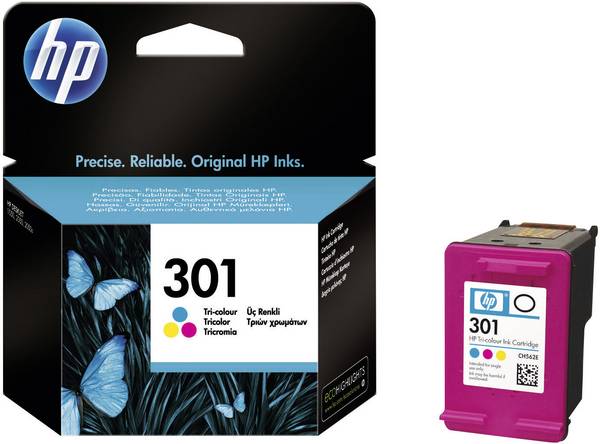 HP 301 Druckerpatrone  Original Cyan, Magenta, Gelb CH562EE Tinte