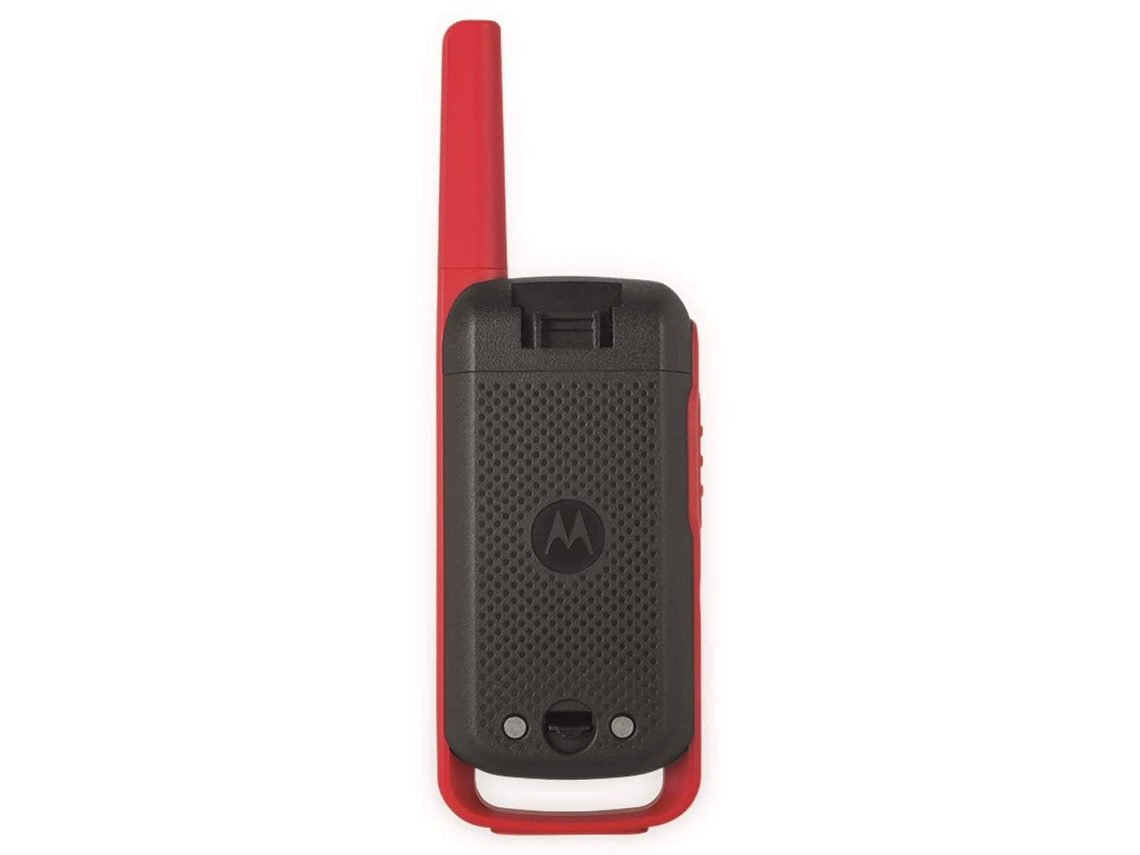 Symbolbild für MOTOROLA SOLUTIONS - Motorola Talkabout T62 - Tragbar - Zwei-Wege Funkgerät - PMR - 446 MHz - 16 Kanäle - Schwarz, Rot (