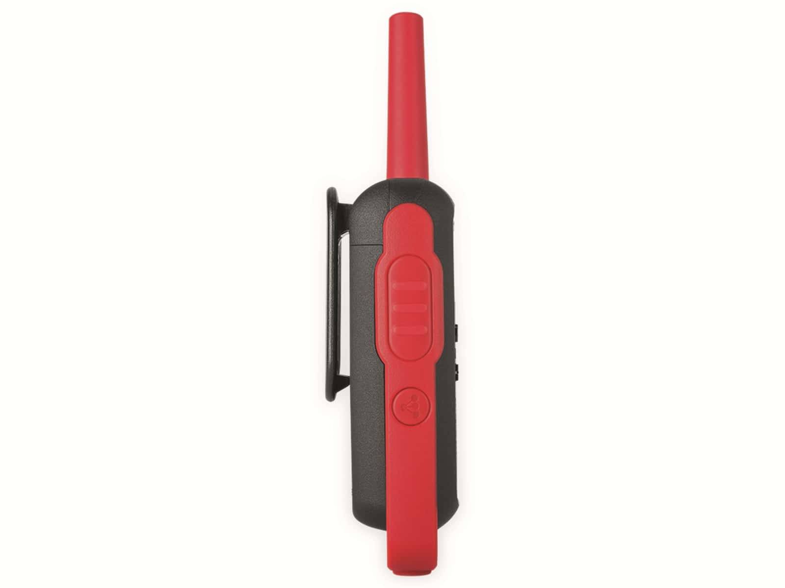 Symbolbild für MOTOROLA SOLUTIONS - Motorola Talkabout T62 - Tragbar - Zwei-Wege Funkgerät - PMR - 446 MHz - 16 Kanäle - Schwarz, Rot (