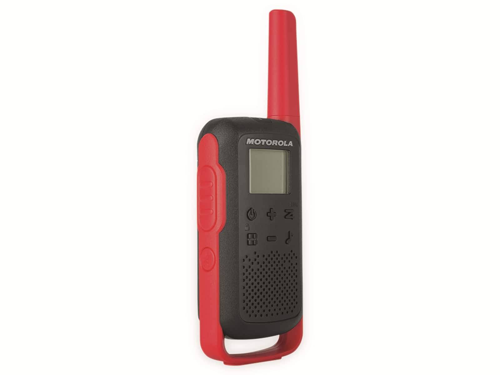 Symbolbild für MOTOROLA SOLUTIONS - Motorola Talkabout T62 - Tragbar - Zwei-Wege Funkgerät - PMR - 446 MHz - 16 Kanäle - Schwarz, Rot (