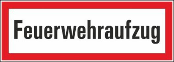 Feuerwehraufzug - 210x74 mm