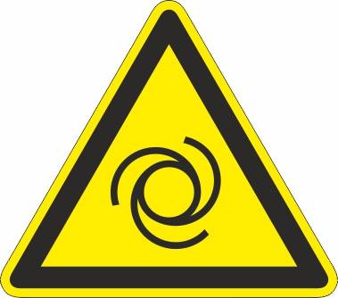 Warnung vor automatischem Anlauf (W018) - Ø 200,0 mm-0