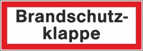 Brandschutzklappe - 297x105 mm