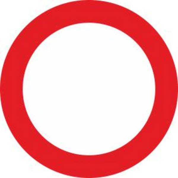 §52/1 Fahrverbot beide Richtungen - Ø 480,0 mm