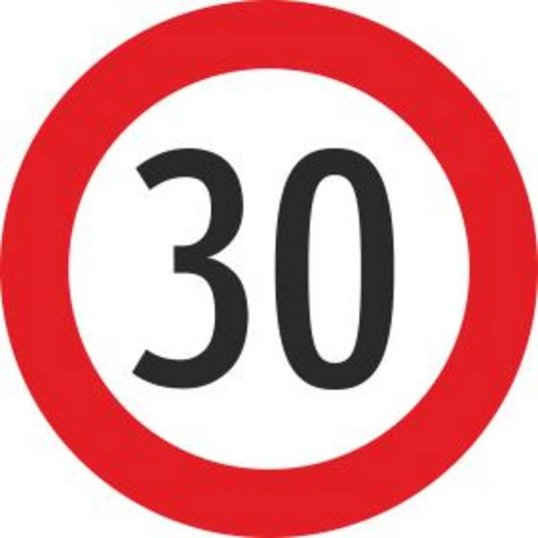 §52/10a Geschwindigkeitsbeschränkung - Ø 1200,0 mm