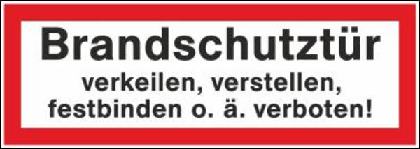 Brandschutztür - 297x105 mm