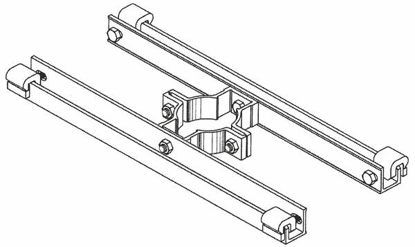 Lasche NdKC/76/12, doppels. - Ø 76,0 mm