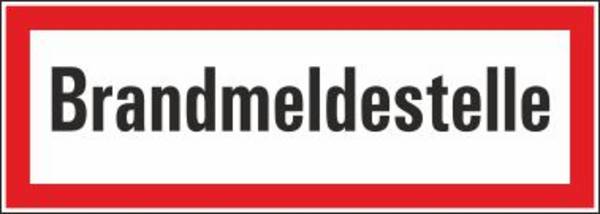 Brandmeldestelle - 420x148 mm