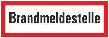 Brandmeldestelle - 420x148 mm-0