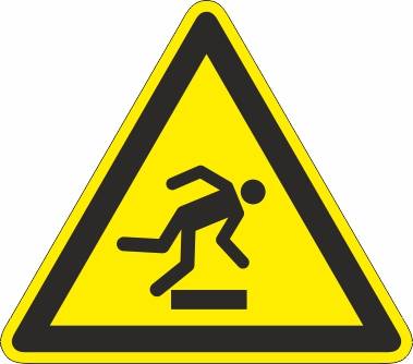 Warnung vor Hindernissen am Boden (W007) - Ø 200,0 mm-0