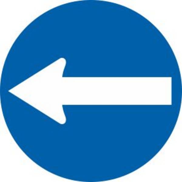 §52/15d Vorgeschriebene Fahrtrichtung - Ø 480,0 mm