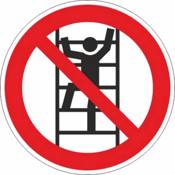 Besteigen für Unbefugte verboten (P31) - Ø 200,0 mm