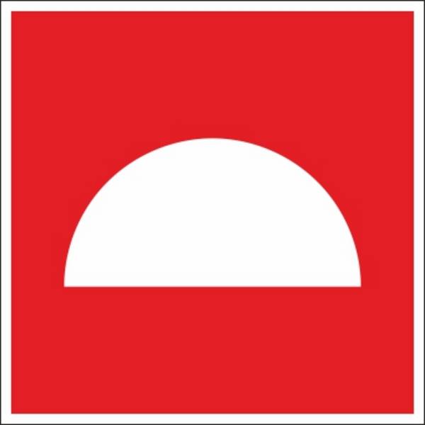 Mittel und Geräte zur Brandbekämpfung - 300x300 mm