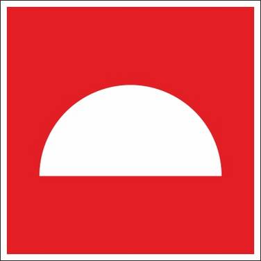 Mittel und Geräte zur Brandbekämpfung - 300x300 mm