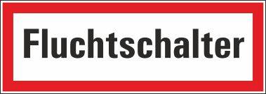 Fluchtschalter - 297x105 mm-0
