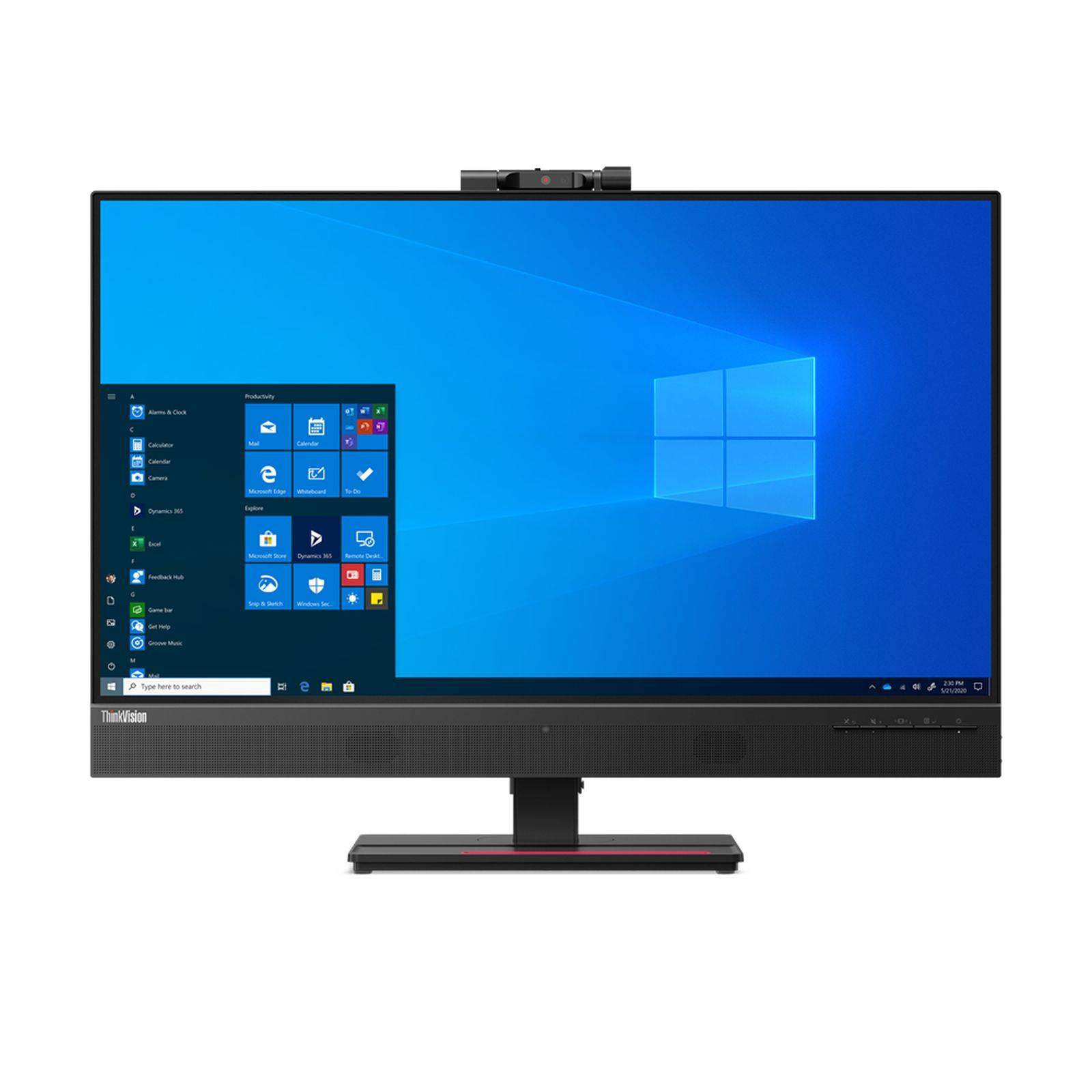 Lenovo ThinkVision T27hv-20 USB-C Hub Monitor 27'' 2560 x 1440 QHD 350cd/m²-1