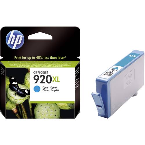 HP 920XL Druckerpatrone Original Cyan CD972AE Tinte