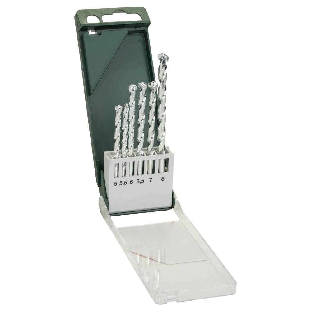 Stein-Spiralbohrer-Set 6teilig Accessories 2609255461 Zylinderschaft 1-0