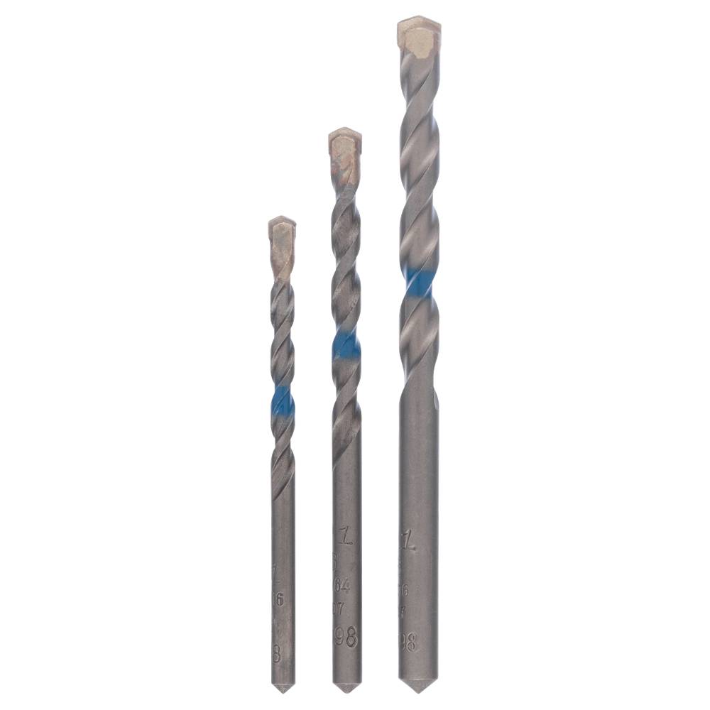 2609255416 Hartmetall Beton-Spiralbohrer-Set 3teilig 5 mm 6 8 mm Zylinderschaft-0