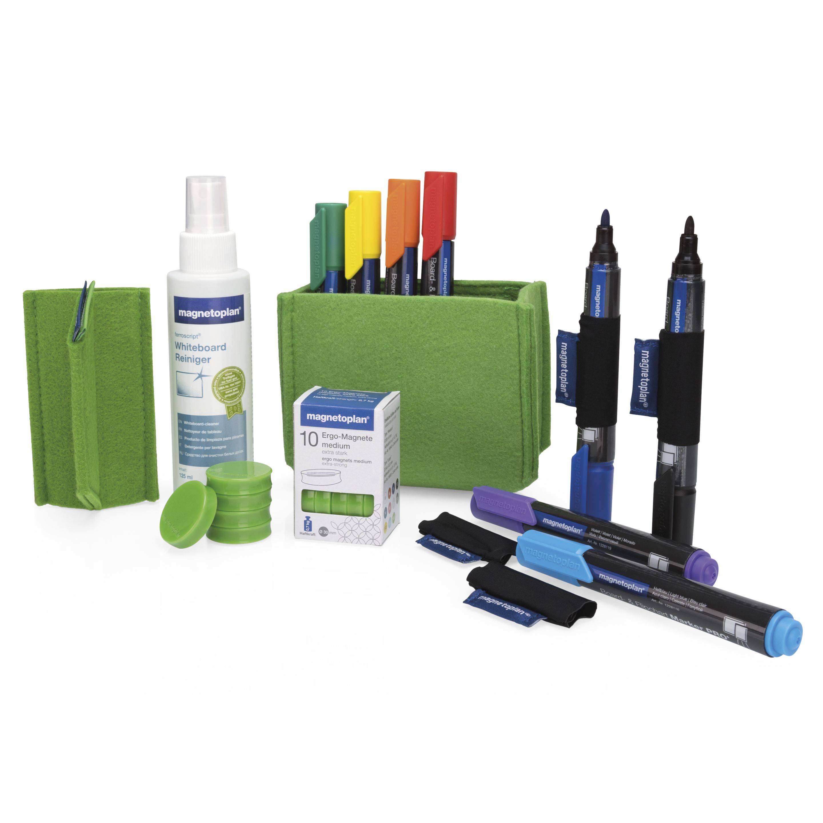magnetoplan Whiteboard Essentials Kit, grün-2