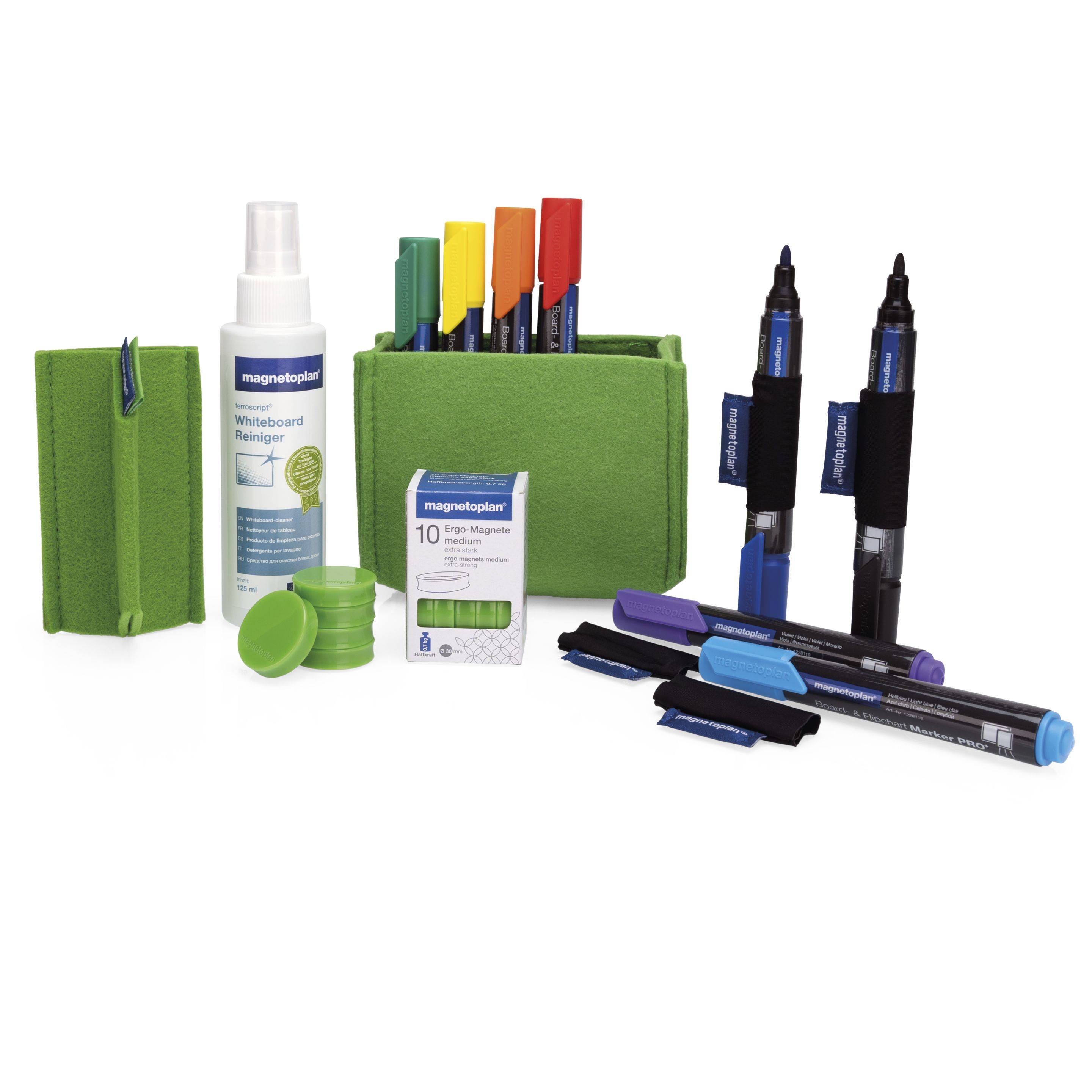 magnetoplan Whiteboard Essentials Kit, grün-3