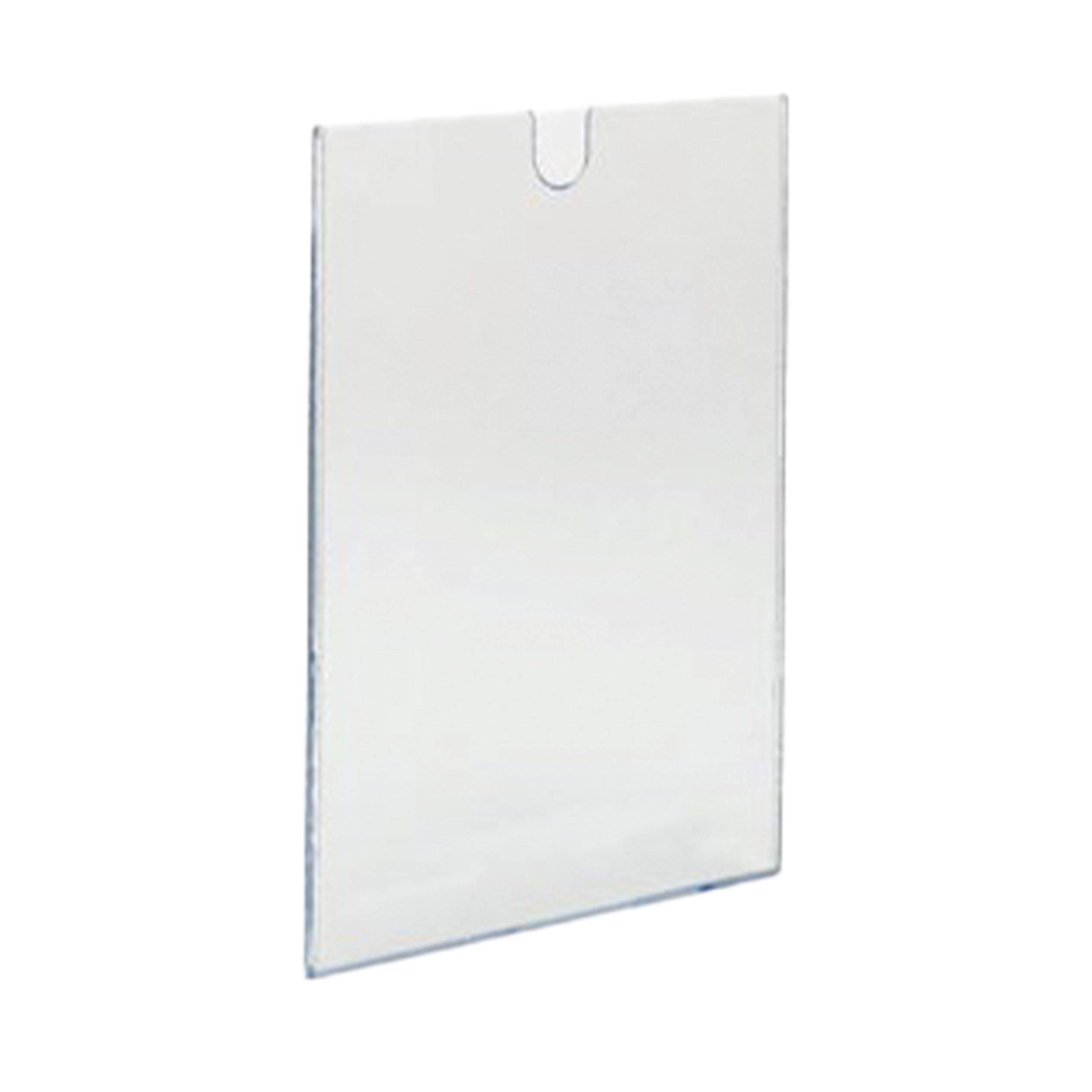 Deflecto Info-Display zur Wandmontage - Toploader - A4 - Polystyrol - Transparent-0