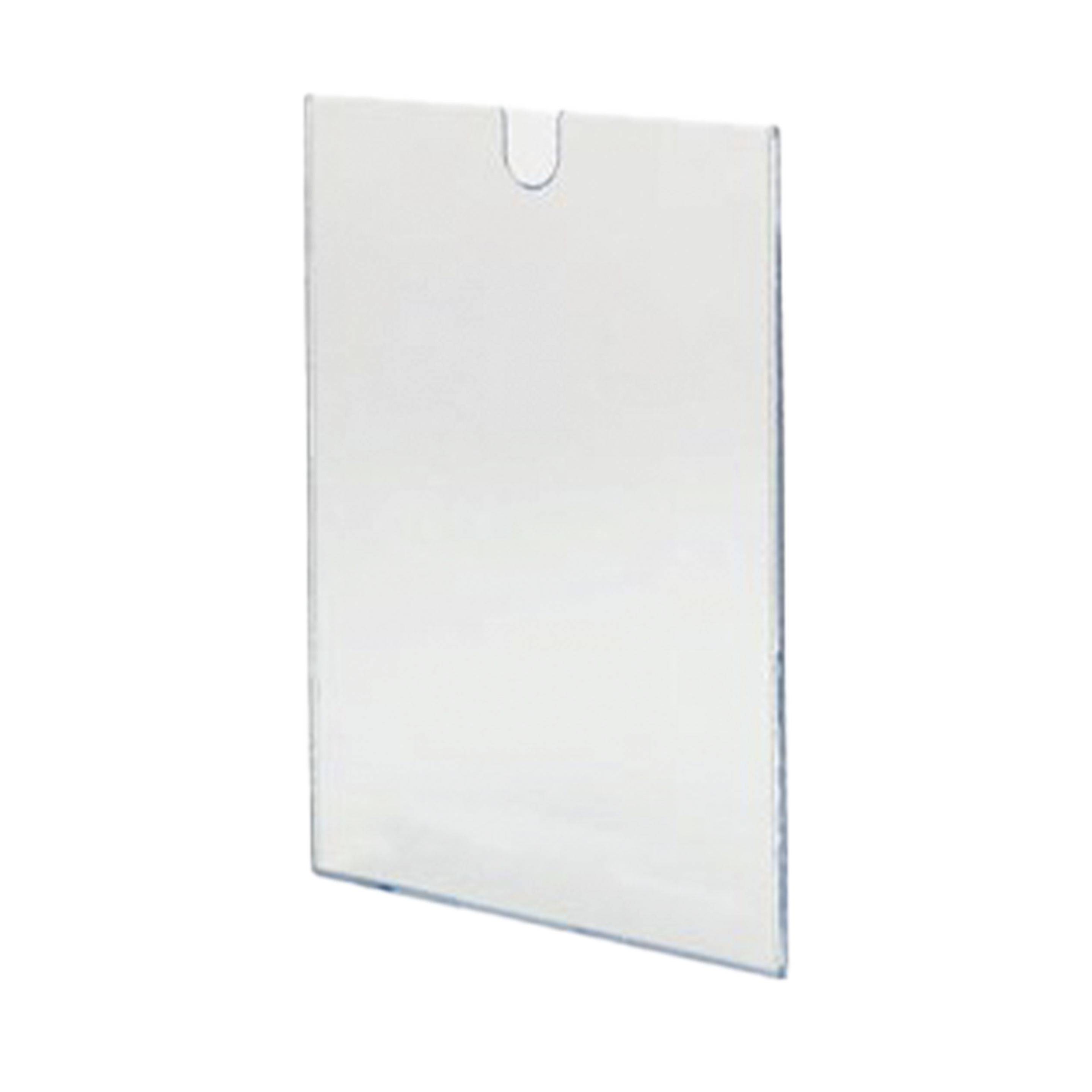 Deflecto Info-Display zur Wandmontage - Toploader - A4 - Polystyrol - Transparent-1