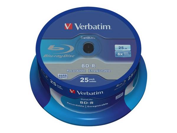 Verbatim DataLife - 25 x BD-R - 25 GB 6x - Spindel