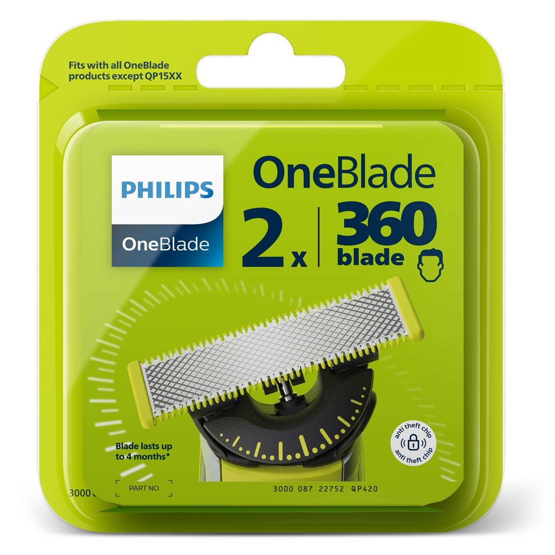 Philips OneBlade 360 QP420 - Ersatzklinge - für Schneider (Packung mit 2)-6