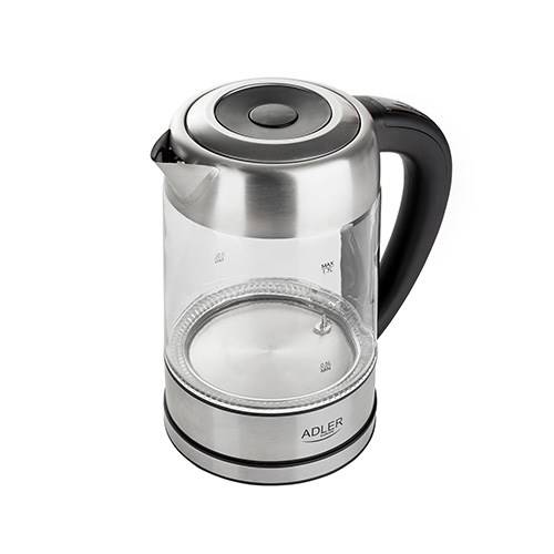 Electric kettle AD 1247 2200W 1.7l colour silver-0