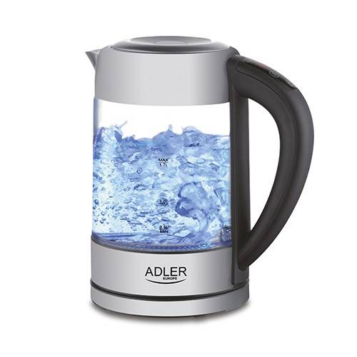 Electric kettle AD 1247 2200W 1.7l colour silver-1