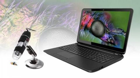 Media tech microscope MT4096 black colour-1