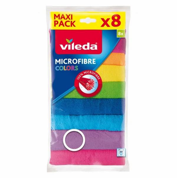 Vileda Microfaser Multi Colour 8 St.