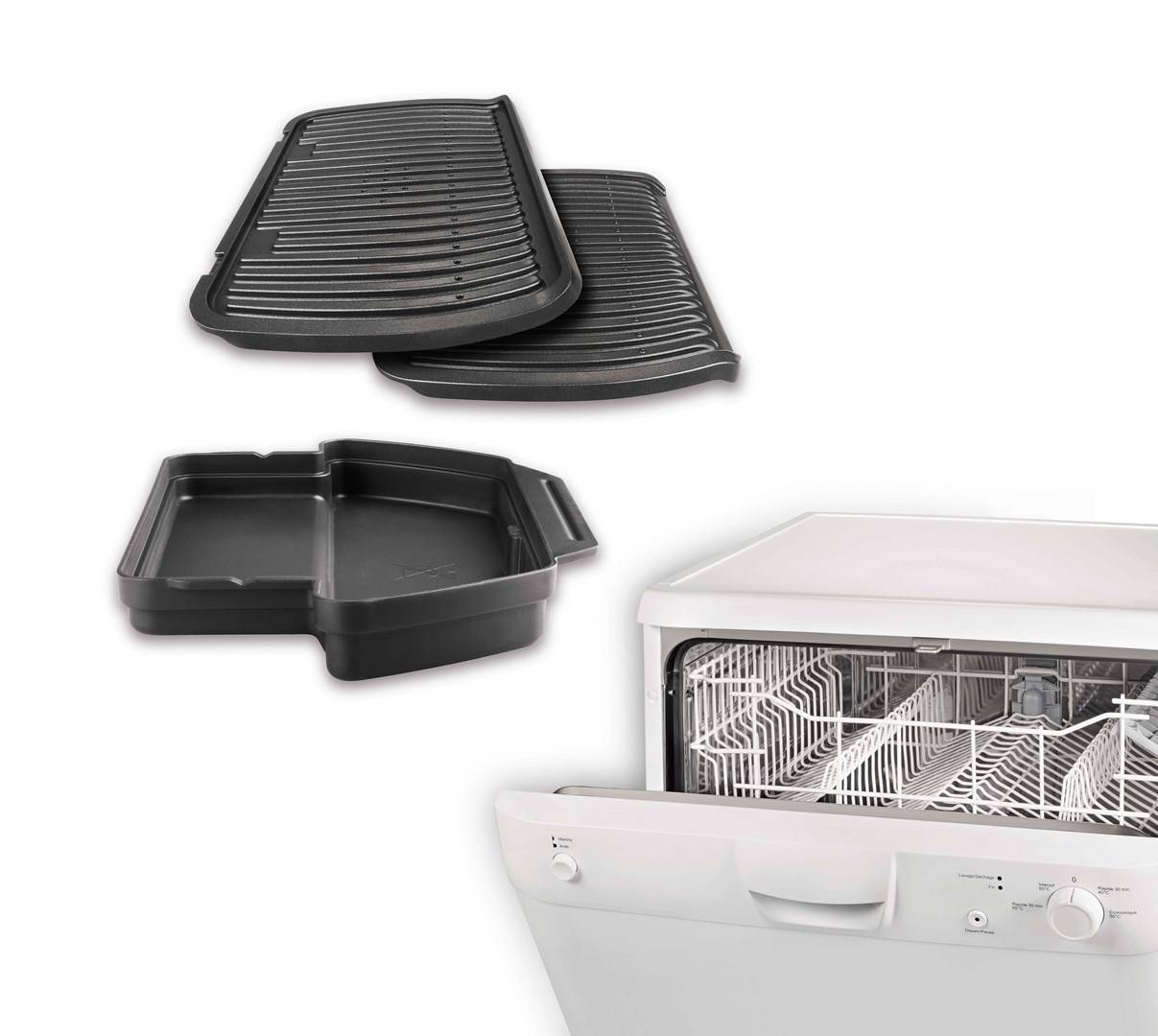 TEFAL OptiGrill+ GC712D34 - Grill - elektrisch - 600 qcm - Silber-4