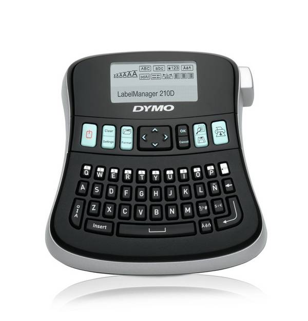 DYMO LabelManager 210D+ im praktischen Koffer QWERTY Multimedia-Technik Etikettendrucker