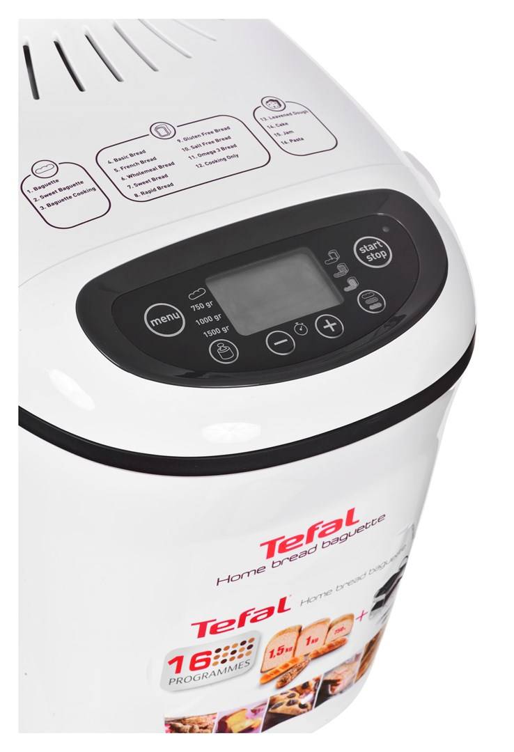 TEFAL Automat PF 6101 Brodmaskine Hvid-1