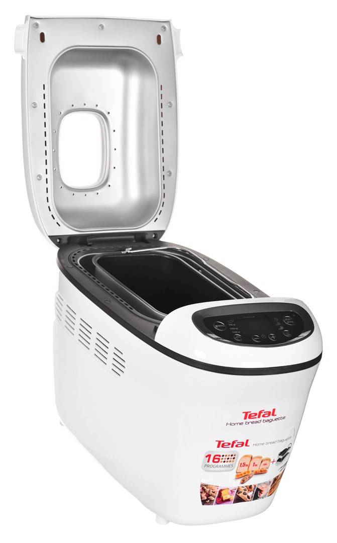 TEFAL Automat PF 6101 Brodmaskine Hvid-4