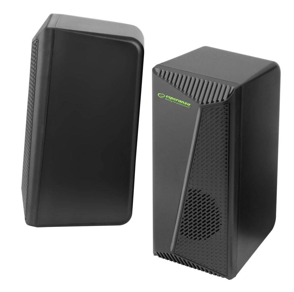 Esperanza Rainbow Nortec RGB Speakers (Black)-1