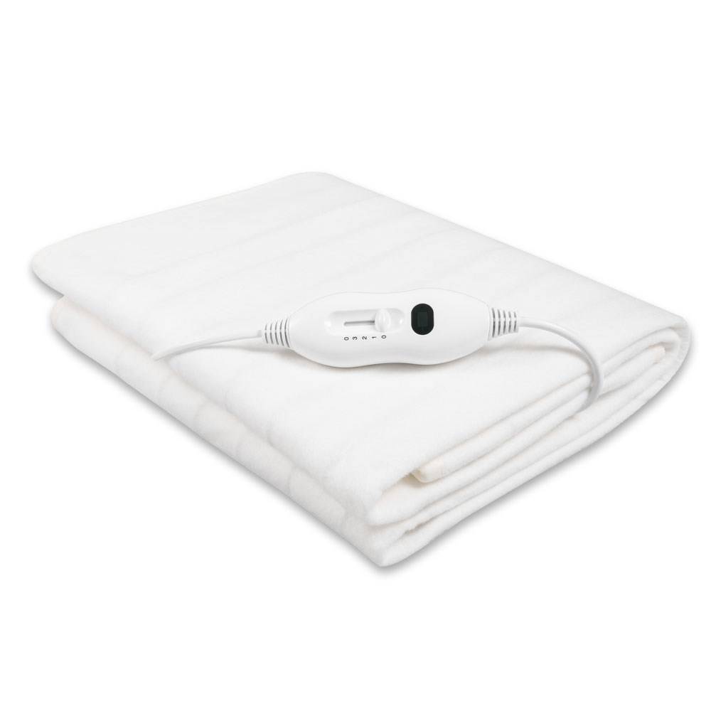 SATIN Heated Blanket White-0