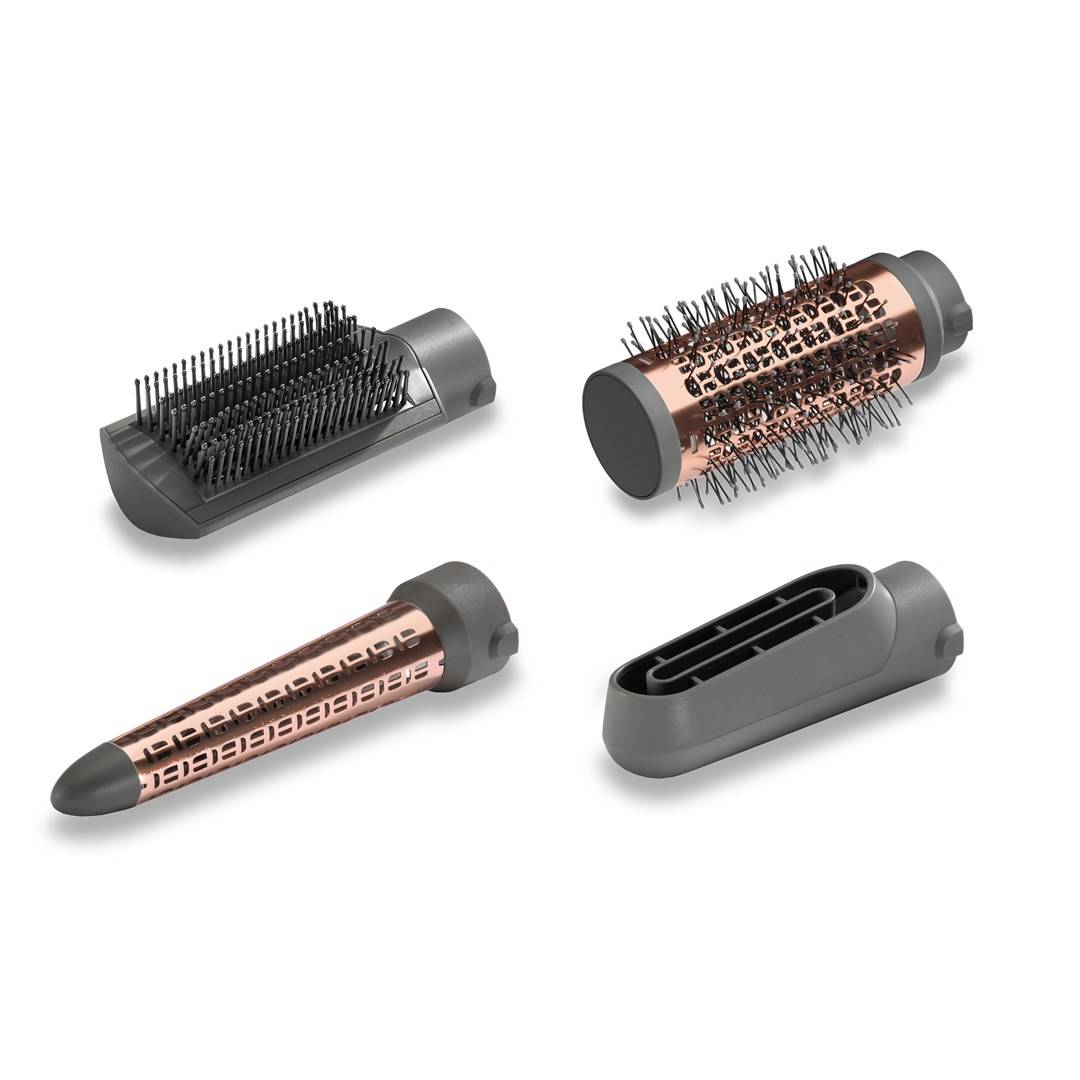 BaByliss Air Style 1000, Haar-Styling-Set, Warm, Kegelförmig, Trockenes / Nasses Haar, Schwarz, Kupfer, Palladium, China-3