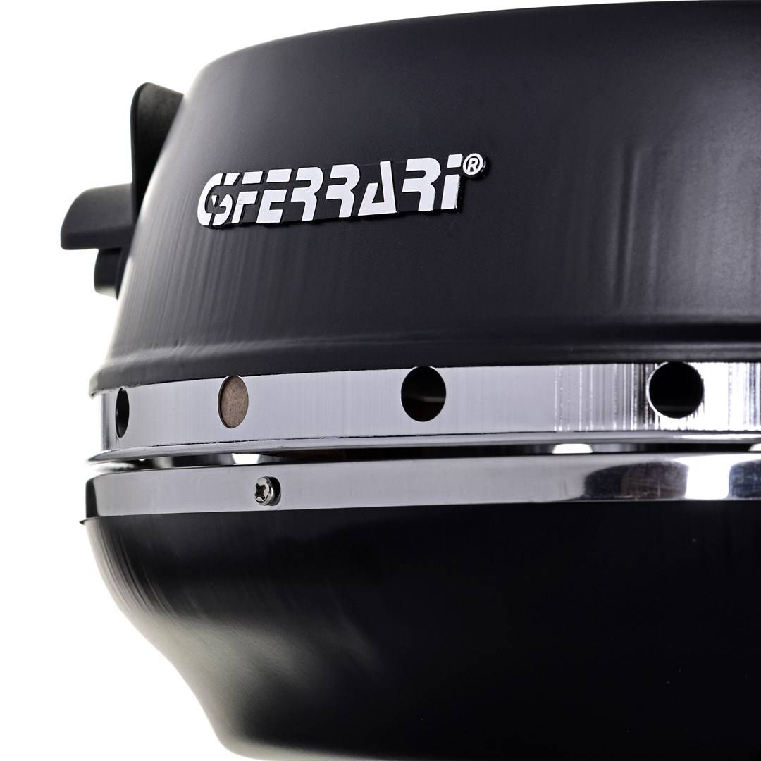 G3FERRARI - G3 Ferrari Pizzeria Snack Napoletana, 1 Pizza/Pizzen, 31 cm, 400 °C, Schwarz, Stein, 1200 W-2