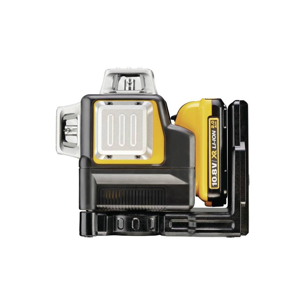 DeWALT DCE089D1G-QW Multilinienlaser grün, Laserklasse 2M, 3 Strahlen, 1x horizontal/2x vertikal, 10,8V 2,0 Ah Akku, Lad-1