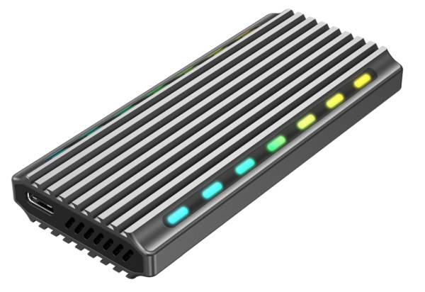 Gembird EE2280-U3C-03 - Speichergehäuse - M.2 - M.2 Card (PCIe NVMe & SATA)