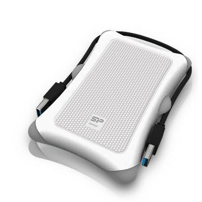 Silicon Power Ext-Gehäuse 6.3cm USB3.0 A30 HDD white Multimedia-Technik Externe Gehäuse-0